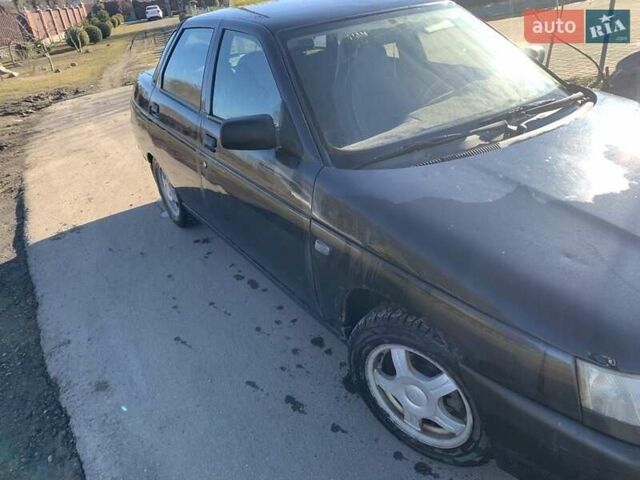 Чорний ВАЗ 2110, об'ємом двигуна 1.6 л та пробігом 180 тис. км за 1200 $, фото 1 на Automoto.ua