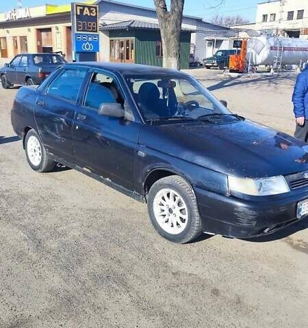 Чорний ВАЗ 2110, об'ємом двигуна 1.6 л та пробігом 137 тис. км за 1597 $, фото 1 на Automoto.ua