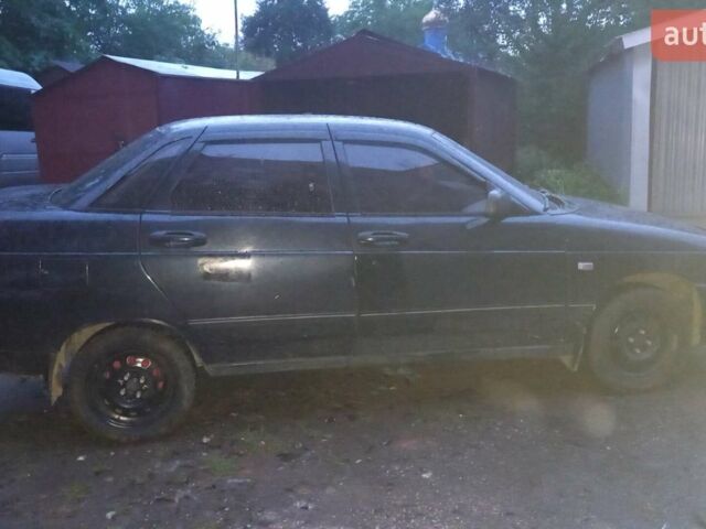 Черный ВАЗ 2110, объемом двигателя 1.5 л и пробегом 200 тыс. км за 1650 $, фото 1 на Automoto.ua