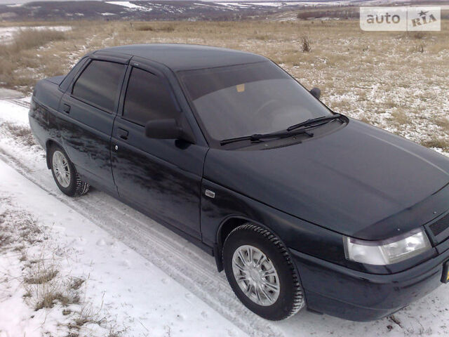 Чорний ВАЗ 2110, об'ємом двигуна 1.6 л та пробігом 190 тис. км за 3400 $, фото 1 на Automoto.ua