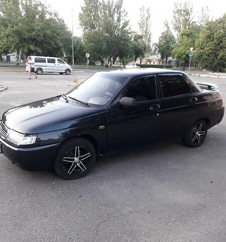 Чорний ВАЗ 2110, об'ємом двигуна 1.6 л та пробігом 200 тис. км за 3500 $, фото 1 на Automoto.ua