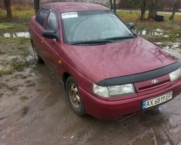 Красный ВАЗ 2110, объемом двигателя 1.5 л и пробегом 350 тыс. км за 2126 $, фото 1 на Automoto.ua