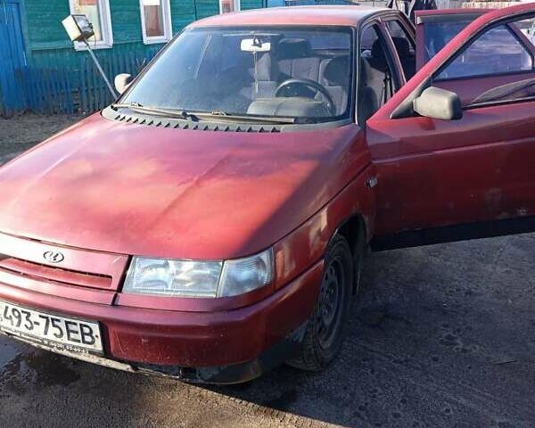 Красный ВАЗ 2110, объемом двигателя 1.6 л и пробегом 360 тыс. км за 600 $, фото 1 на Automoto.ua