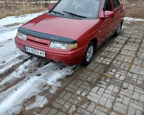 Красный ВАЗ 2110, объемом двигателя 1.5 л и пробегом 411 тыс. км за 2200 $, фото 1 на Automoto.ua