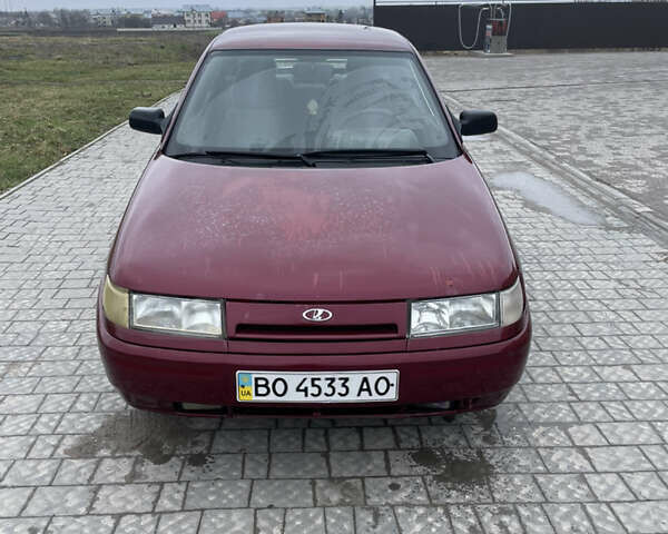Красный ВАЗ 2110, объемом двигателя 1.5 л и пробегом 187 тыс. км за 1000 $, фото 1 на Automoto.ua