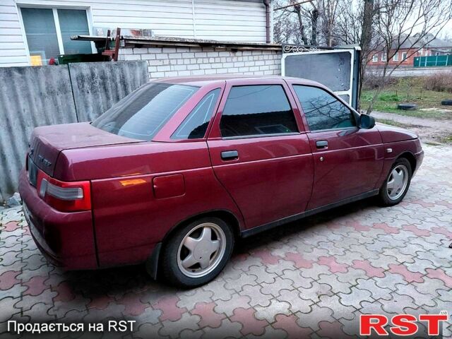 Красный ВАЗ 2110, объемом двигателя 1.6 л и пробегом 187 тыс. км за 2600 $, фото 1 на Automoto.ua