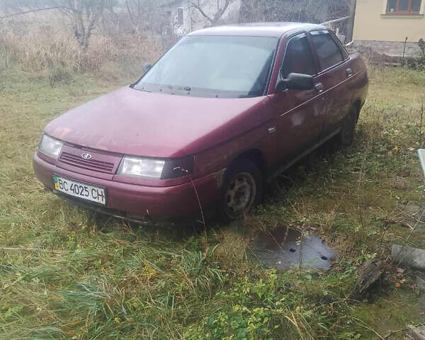 Червоний ВАЗ 2110, об'ємом двигуна 1.6 л та пробігом 200 тис. км за 1000 $, фото 1 на Automoto.ua