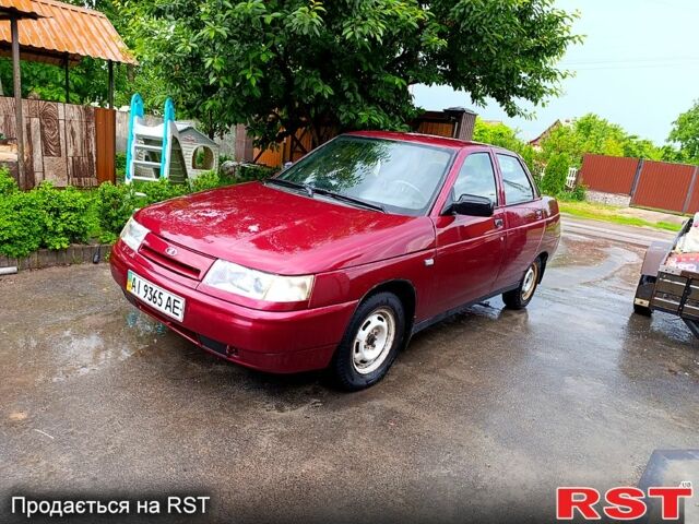 Красный ВАЗ 2110, объемом двигателя 1.6 л и пробегом 143 тыс. км за 1800 $, фото 1 на Automoto.ua