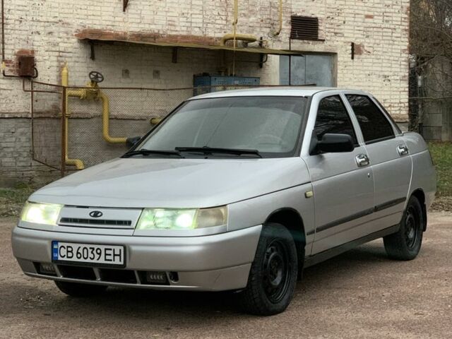 Серый ВАЗ 2110, объемом двигателя 1.6 л и пробегом 165 тыс. км за 1650 $, фото 1 на Automoto.ua