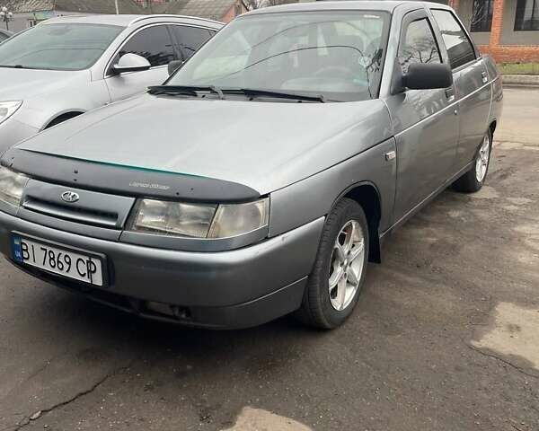 Серый ВАЗ 2110, объемом двигателя 1.6 л и пробегом 224 тыс. км за 1600 $, фото 1 на Automoto.ua