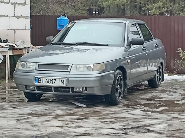 Серый ВАЗ 2110, объемом двигателя 1.6 л и пробегом 163 тыс. км за 1700 $, фото 1 на Automoto.ua