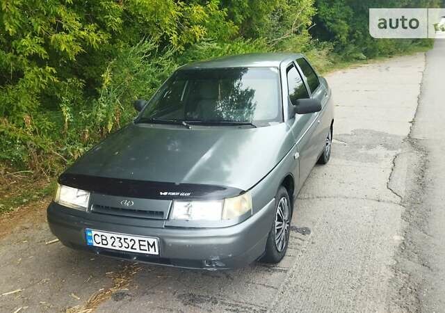 Серый ВАЗ 2110, объемом двигателя 1.6 л и пробегом 195 тыс. км за 1800 $, фото 1 на Automoto.ua