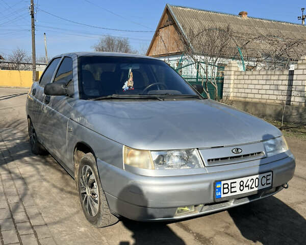 Серый ВАЗ 2110, объемом двигателя 1.6 л и пробегом 132 тыс. км за 2700 $, фото 1 на Automoto.ua