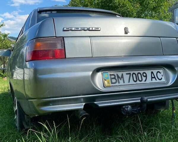 Серый ВАЗ 2110, объемом двигателя 1.6 л и пробегом 240 тыс. км за 1800 $, фото 1 на Automoto.ua
