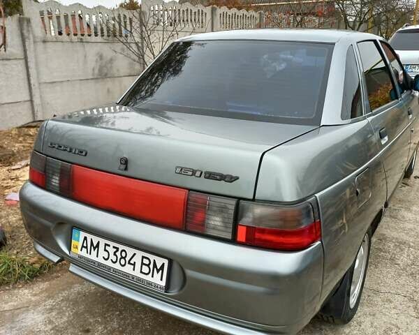 Серый ВАЗ 2110, объемом двигателя 1.6 л и пробегом 105 тыс. км за 2500 $, фото 1 на Automoto.ua