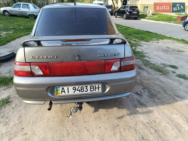 Серый ВАЗ 2110, объемом двигателя 1.6 л и пробегом 290 тыс. км за 1800 $, фото 1 на Automoto.ua