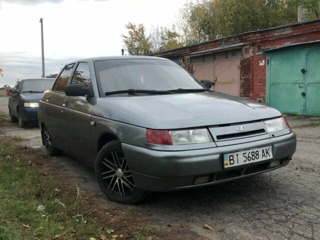 Серый ВАЗ 2110, объемом двигателя 1.6 л и пробегом 306 тыс. км за 1600 $, фото 1 на Automoto.ua