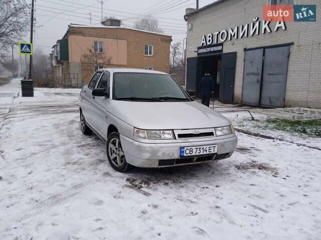 Серый ВАЗ 2110, объемом двигателя 1.6 л и пробегом 190 тыс. км за 2100 $, фото 1 на Automoto.ua