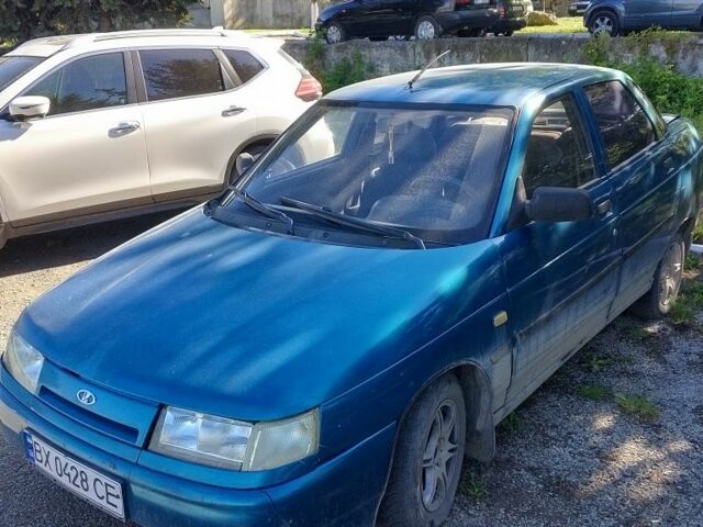 Синий ВАЗ 2110, объемом двигателя 1.5 л и пробегом 350 тыс. км за 800 $, фото 1 на Automoto.ua
