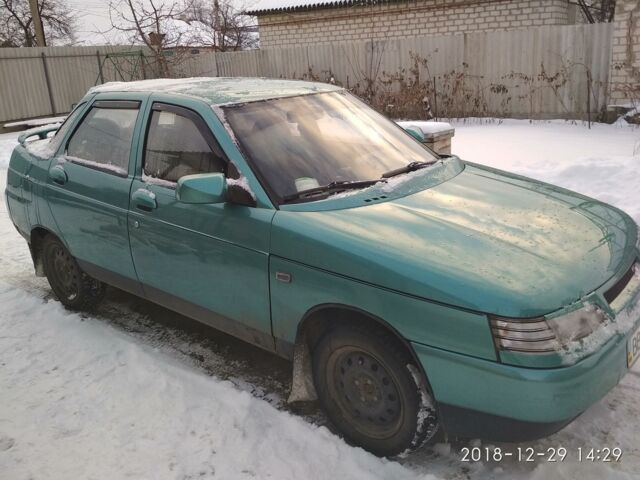 Синий ВАЗ 2110, объемом двигателя 1.5 л и пробегом 145 тыс. км за 2700 $, фото 1 на Automoto.ua