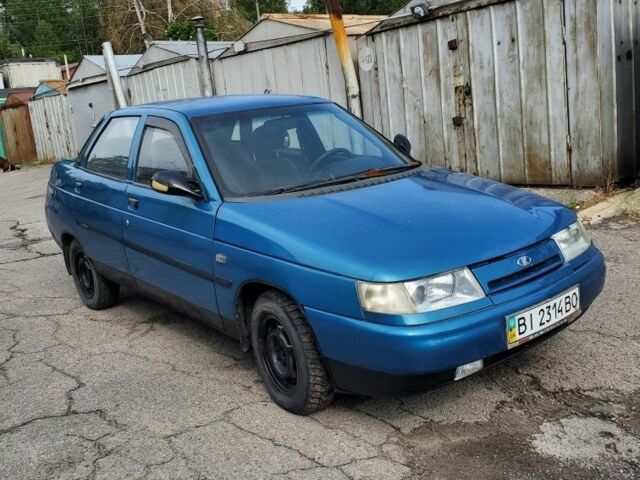 Синий ВАЗ 2110, объемом двигателя 0 л и пробегом 170 тыс. км за 1300 $, фото 1 на Automoto.ua