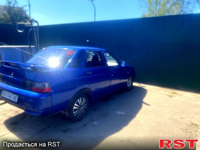 Синій ВАЗ 2110, об'ємом двигуна 1.6 л та пробігом 217 тис. км за 850 $, фото 1 на Automoto.ua