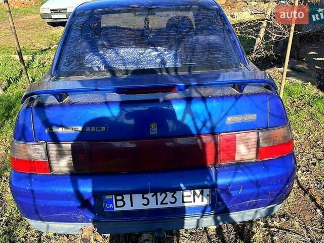 Синий ВАЗ 2110, объемом двигателя 1.5 л и пробегом 400 тыс. км за 1500 $, фото 1 на Automoto.ua