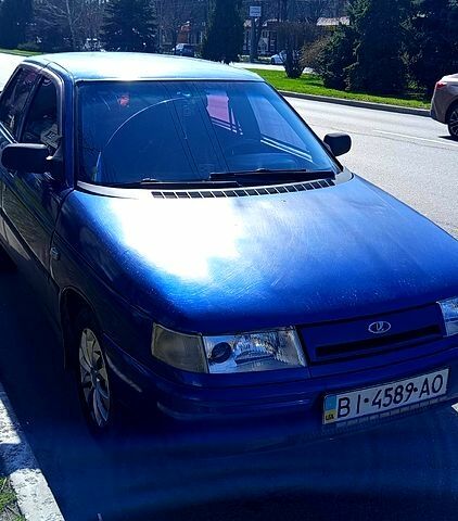 Синий ВАЗ 2110, объемом двигателя 1.5 л и пробегом 280 тыс. км за 1400 $, фото 1 на Automoto.ua