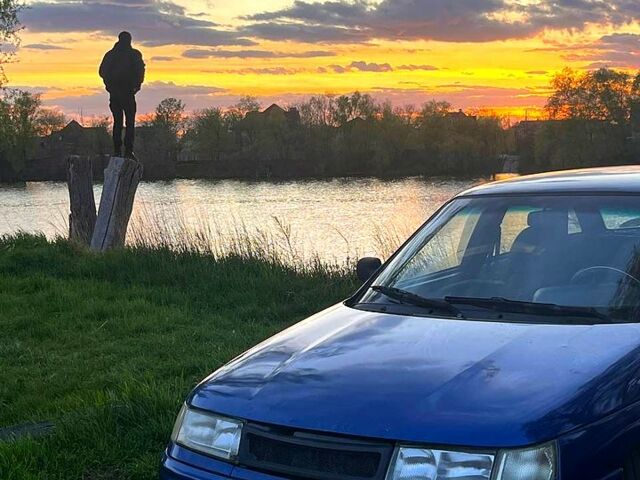 Синий ВАЗ 2110, объемом двигателя 1.5 л и пробегом 320 тыс. км за 1000 $, фото 1 на Automoto.ua