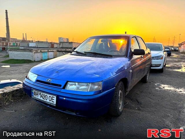Синий ВАЗ 2110, объемом двигателя 1.6 л и пробегом 220 тыс. км за 600 $, фото 1 на Automoto.ua