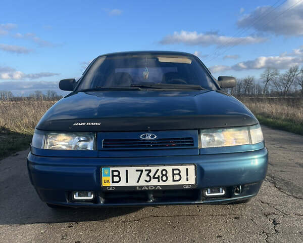 Синий ВАЗ 2110, объемом двигателя 1.6 л и пробегом 170 тыс. км за 2100 $, фото 1 на Automoto.ua