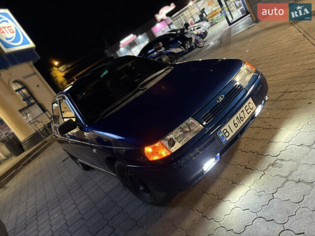 Синий ВАЗ 2110, объемом двигателя 1.6 л и пробегом 222 тыс. км за 1950 $, фото 1 на Automoto.ua