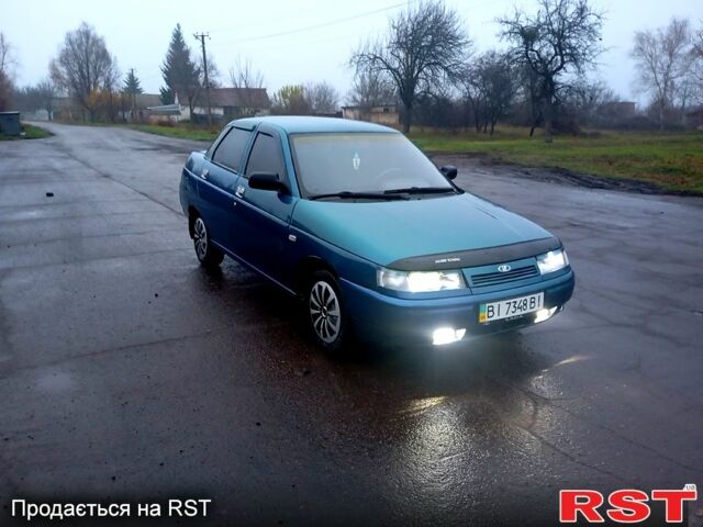 Синій ВАЗ 2110, об'ємом двигуна 1.6 л та пробігом 165 тис. км за 1950 $, фото 1 на Automoto.ua