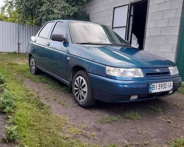Синій ВАЗ 2110, об'ємом двигуна 1.6 л та пробігом 220 тис. км за 2877 $, фото 1 на Automoto.ua