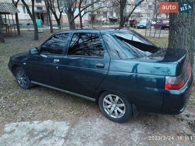 Синий ВАЗ 2110, объемом двигателя 1.6 л и пробегом 270 тыс. км за 1600 $, фото 1 на Automoto.ua