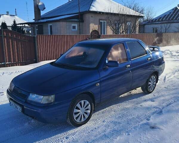 Синий ВАЗ 2110, объемом двигателя 1.6 л и пробегом 160 тыс. км за 1950 $, фото 1 на Automoto.ua