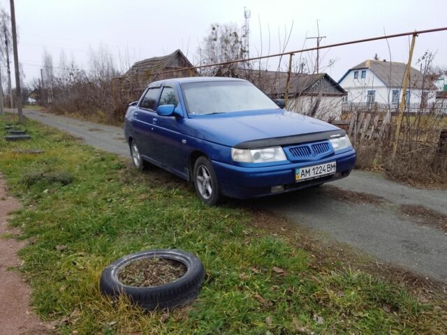 Синій ВАЗ 2110, об'ємом двигуна 1.6 л та пробігом 89 тис. км за 1000 $, фото 1 на Automoto.ua