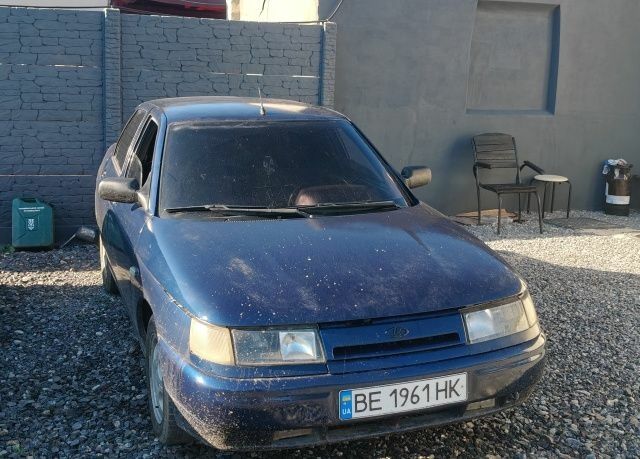 Синий ВАЗ 2110, объемом двигателя 2 л и пробегом 2 тыс. км за 1300 $, фото 1 на Automoto.ua