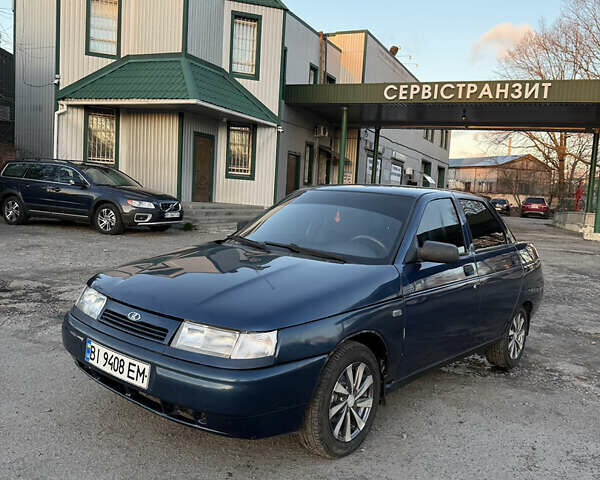 Синій ВАЗ 2110, об'ємом двигуна 1.6 л та пробігом 180 тис. км за 2000 $, фото 1 на Automoto.ua
