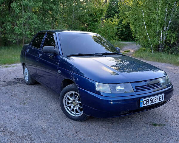 Синий ВАЗ 2110, объемом двигателя 1.6 л и пробегом 80 тыс. км за 3350 $, фото 1 на Automoto.ua