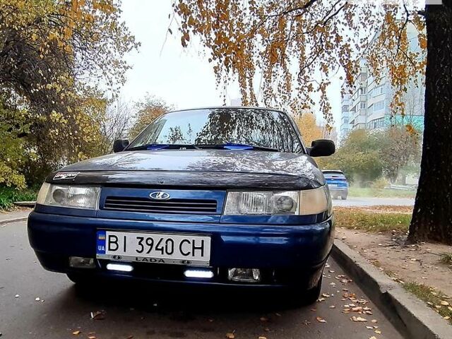 Синий ВАЗ 2110, объемом двигателя 1.6 л и пробегом 125 тыс. км за 3600 $, фото 1 на Automoto.ua