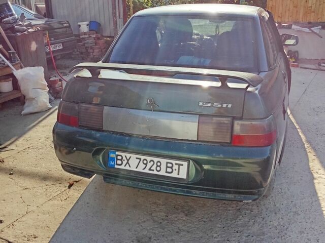 Зеленый ВАЗ 2110, объемом двигателя 1 л и пробегом 308 тыс. км за 1198 $, фото 1 на Automoto.ua