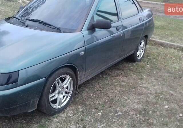 Зеленый ВАЗ 2110, объемом двигателя 1.6 л и пробегом 179 тыс. км за 2700 $, фото 1 на Automoto.ua