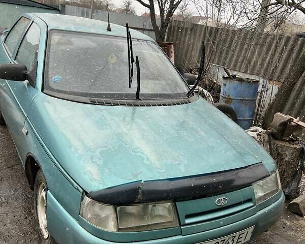 Зеленый ВАЗ 2110, объемом двигателя 1.5 л и пробегом 428 тыс. км за 1000 $, фото 1 на Automoto.ua