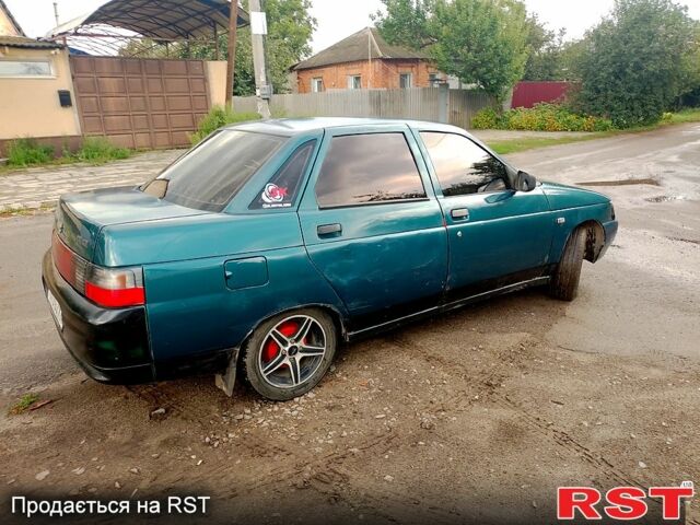Зеленый ВАЗ 2110, объемом двигателя 1.5 л и пробегом 223 тыс. км за 1300 $, фото 1 на Automoto.ua