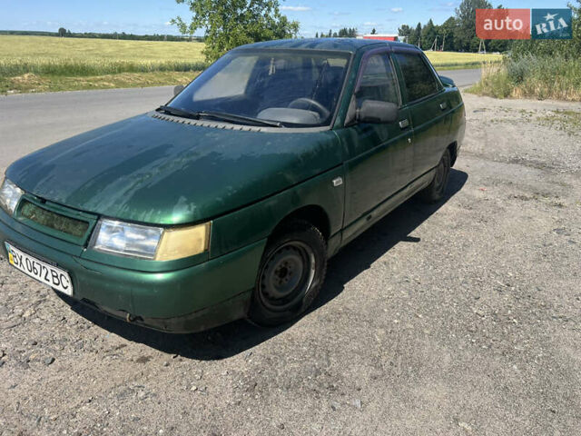 Зеленый ВАЗ 2110, объемом двигателя 1.5 л и пробегом 175 тыс. км за 700 $, фото 1 на Automoto.ua