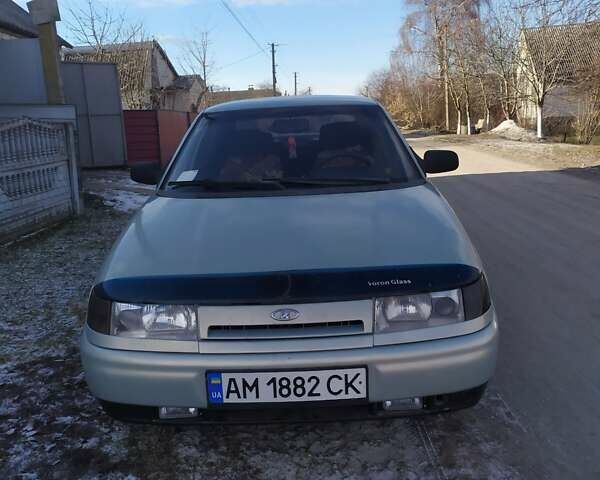 Зеленый ВАЗ 2110, объемом двигателя 1.5 л и пробегом 150 тыс. км за 1550 $, фото 1 на Automoto.ua