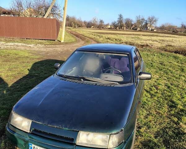 Зеленый ВАЗ 2110, объемом двигателя 1.5 л и пробегом 350 тыс. км за 850 $, фото 1 на Automoto.ua