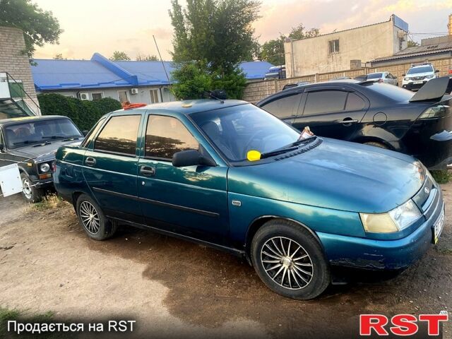 Зеленый ВАЗ 2110, объемом двигателя 1.5 л и пробегом 123 тыс. км за 1050 $, фото 1 на Automoto.ua