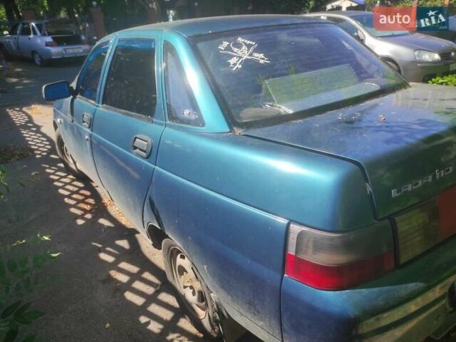 Зеленый ВАЗ 2110, объемом двигателя 1.5 л и пробегом 300 тыс. км за 1300 $, фото 1 на Automoto.ua